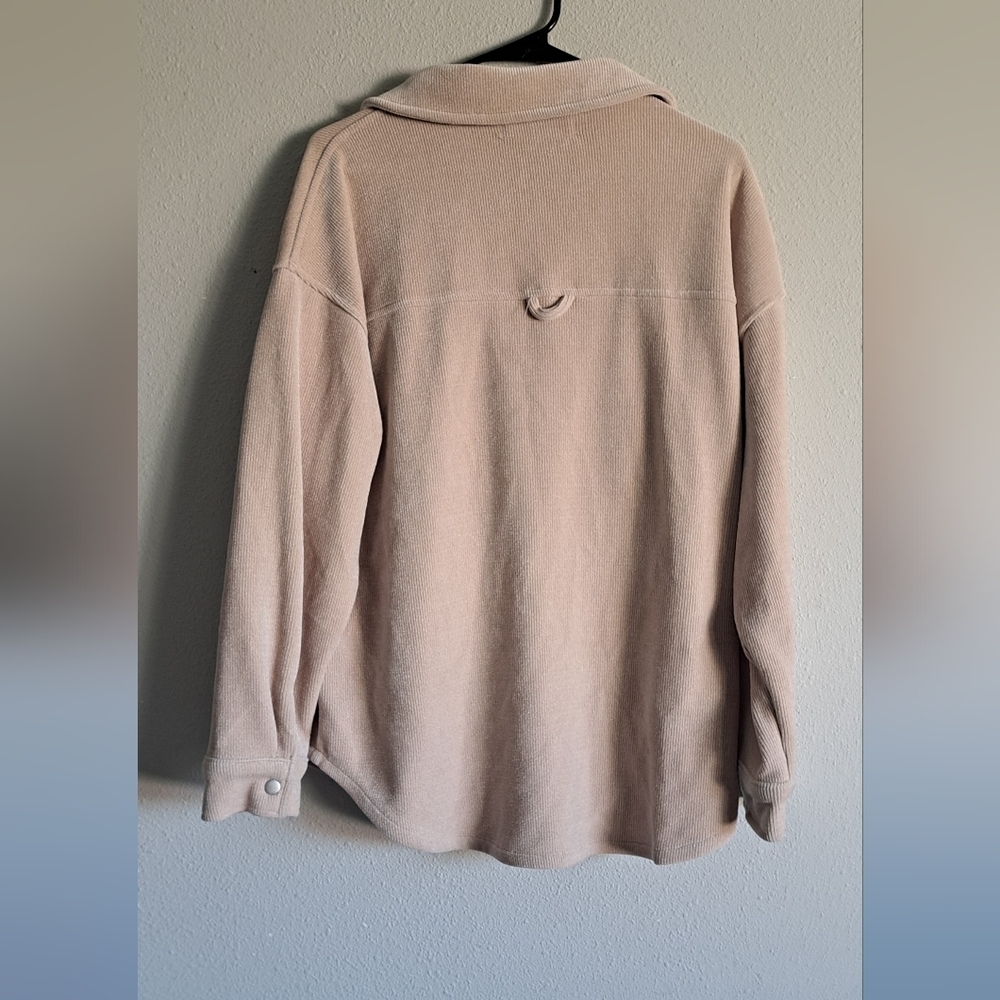 Forever 21 Cream Corduroy Shacket - Picture 2 of 4